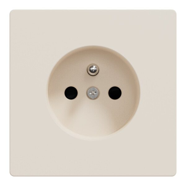 D-life - prise de courant 2p+t - fr - méca + enjoliveur - blanc sable - Schneider Electric - MTN2500-6033
