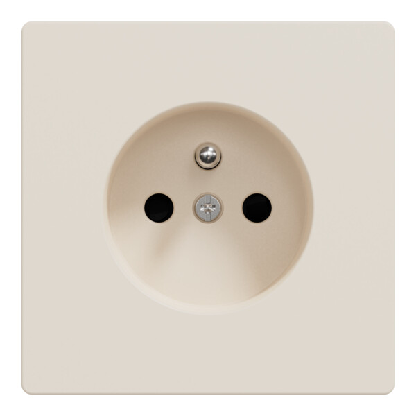 D-life - prise de courant 2p+t - fr - méca + enjoliveur - blanc sable - Schneider Electric - MTN2500-6033