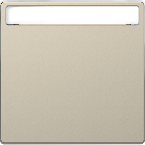 D-life - enjoliveur pour commande simple avec porte-étiquette - blanc sable - Schneider Electric - MTN3360-6033