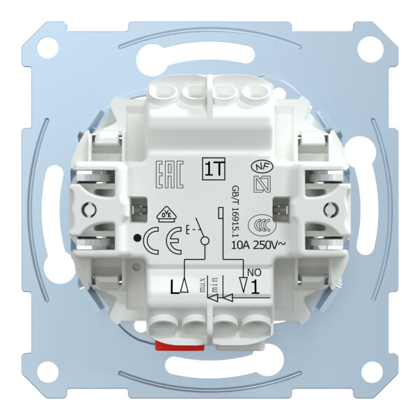 D-life - bouton poussoir no - 10a - méca seul - Schneider Electric - MTN3150-0000