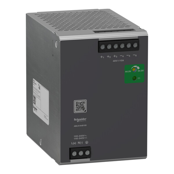 Modicon - alimentation - sortie 48vdc - 10a - 1 phase - optimisée - Schneider Electric - ABLS1A48100