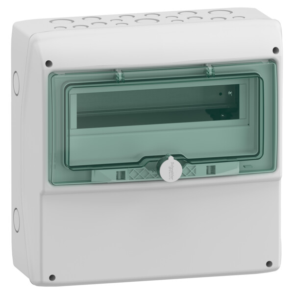 Mureva coffret polyvalent face lisse 12+1 modules 340x335mm - Schneider Electric - 13166M
