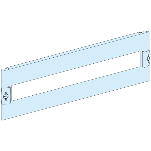 Prismaset g active - plastron modulaire découpé-3m-l600-peinture satin ral spé. - Schneider Electric - LVS03203AZ