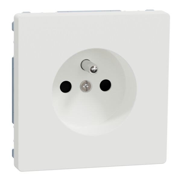 D-life - prise de courant 2p+t - fr - méca + enjoliveur - blanc nordic mat - Schneider Electric - MTN2500-6037