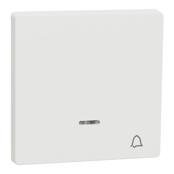D-life - enjoliveur pr commande simple voyant picto carillon - blanc nordic mat - Schneider Electric - MTN3325-6037