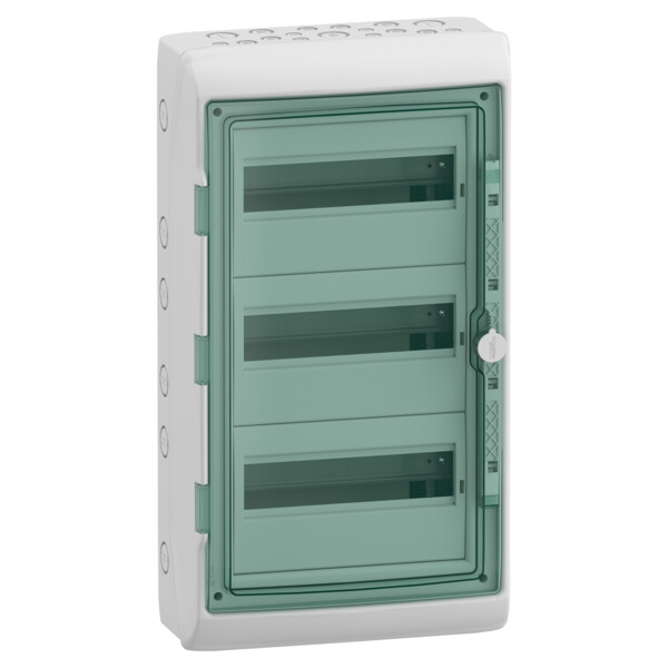 Mureva coffret pour appareillage modulaire 340x610mm 3 rangées x 12 modules - Schneider Electric - 13966M