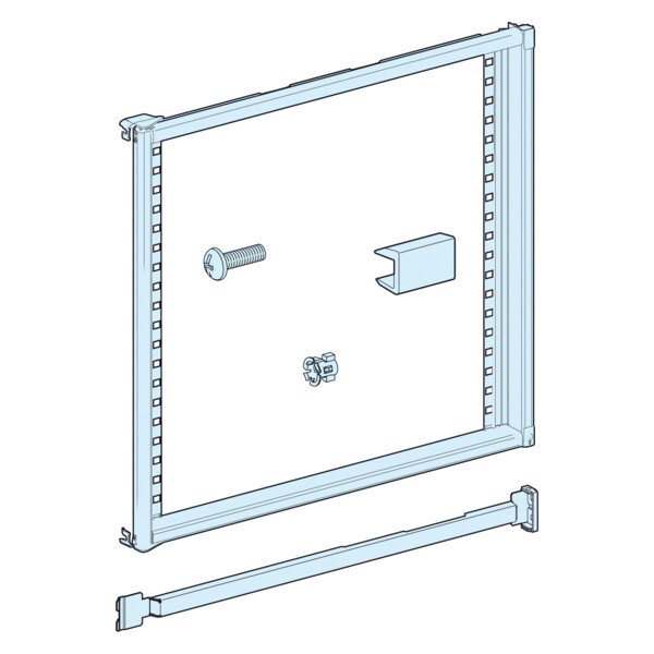 Prismaset p active - cadre partiel support plast. 10m-l650-peint. satin ral spé. - Schneider Electric - LVS08560AZ