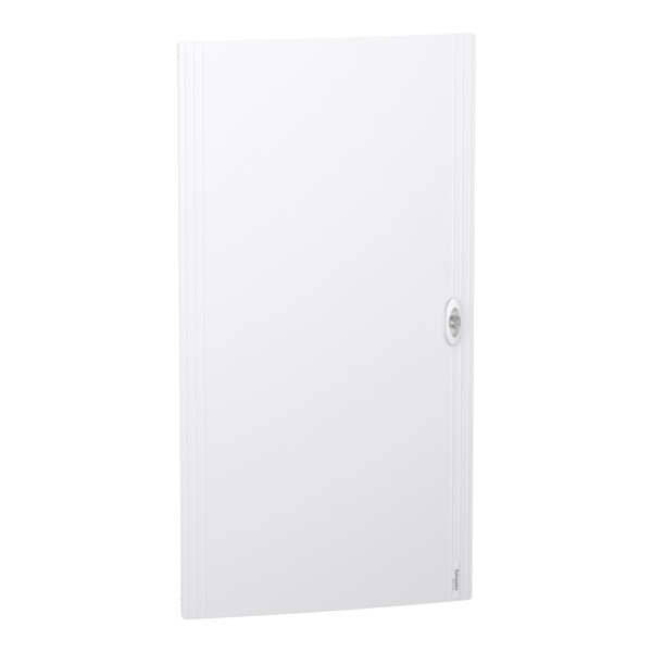 Porte pleine Schneider PrismaSet XS pour coffret saillie 6 rangées 24 modules Blanc RAL9003 - Schneider Electric - LVSXDP624