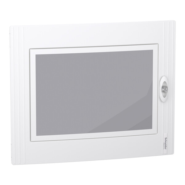 Prismaset xs - porte transparente ral9003 pour coffret saillie 2r 24 modules - Schneider Electric - LVSXDT224