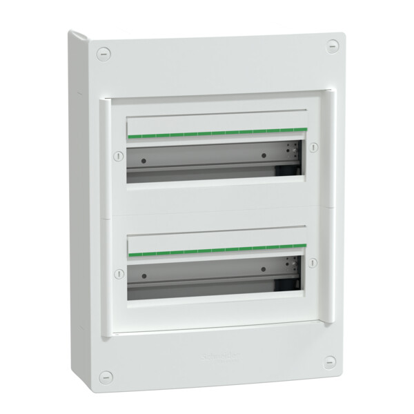 Prismaset xs - coffret saillie 2 rangées 13 modules - sans porte - Schneider Electric - LVSXT213