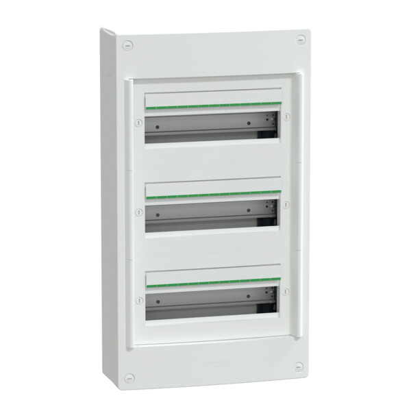 Prismaset xs - coffret saillie 3 rangées 13 modules - sans porte - Schneider Electric - LVSXT313