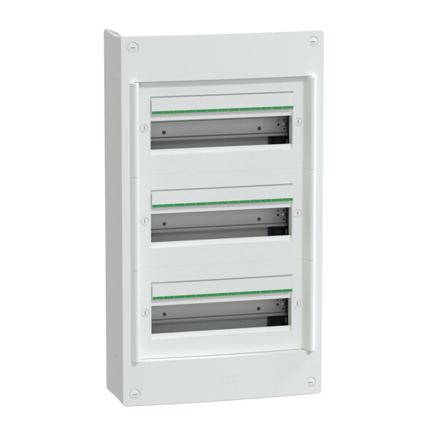 Prismaset xs - coffret saillie 3 rangées 13 modules - sans porte - Schneider Electric - LVSXT313