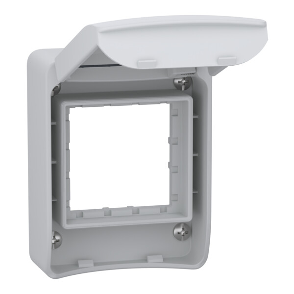 Mureva socle saillie vide pour montage fct 45x45 unica - dim 65x85mm - Schneider Electric - 81150