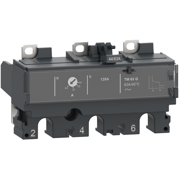 Compact nsx - déclencheur thermique-magnétique tm-g 100a - 3p3d pour nsx100 - Schneider Electric - C103MG100