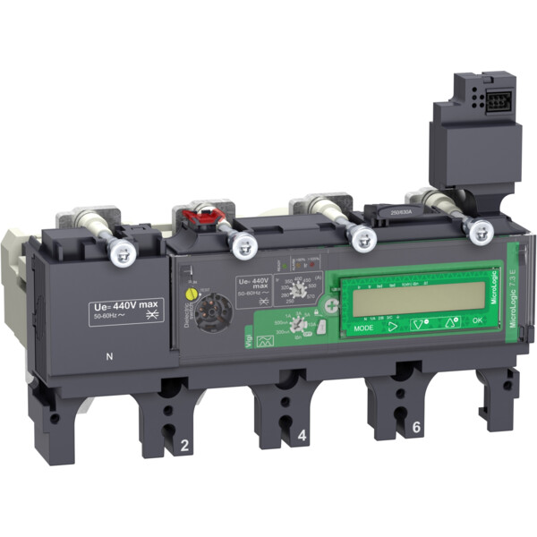 Compact nsx - déclencheur micrologic 7.3 e 570a - 4p4d pour nsx630 - Schneider Electric - C6347E570