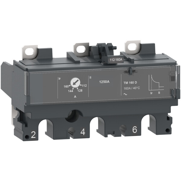 Compact nsx - déclencheur thermique-magnétique - tm-d 100a - 3p3d pour nsx100 - Schneider Electric - C103TM100