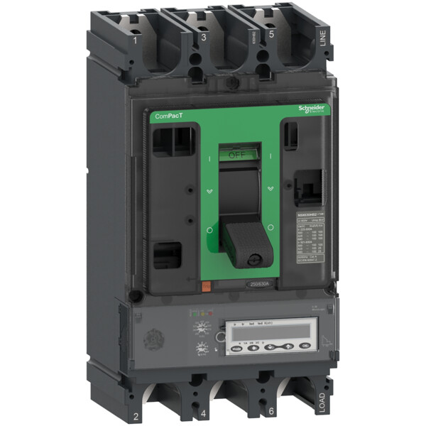Compact nsx400r - disjoncteur - micrologic 6.3e 400a - 3p3d - 200ka - fixe - Schneider Electric - C40R36E400