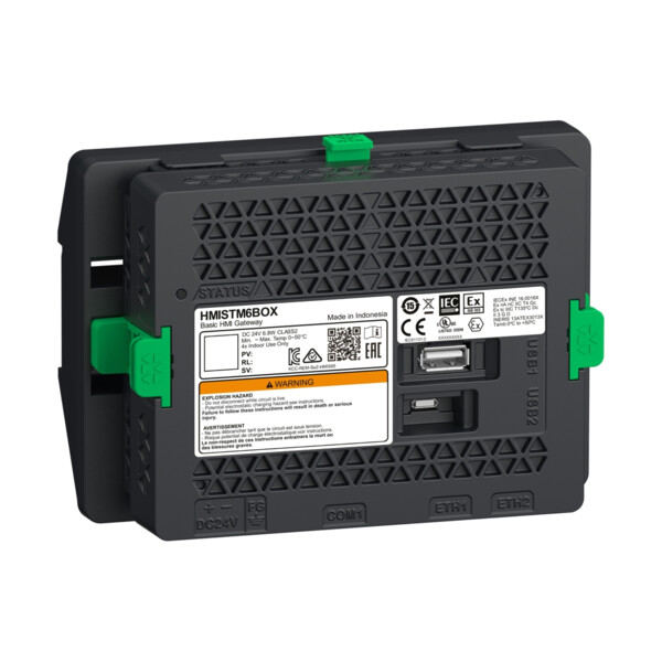 Hmistm6 - terminal basique modulaire - box gateway utilisable sans écran - Schneider Electric - HMISTM6BOX