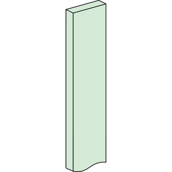 Linergy bs - barre pour jdb horizontal - plate pleine - l= 2000mm - 60x10 - Schneider Electric - LVS04546