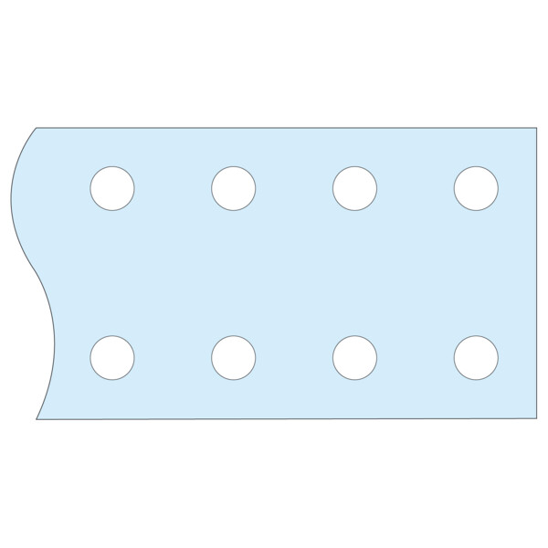 Linergy bs - barre pour jdb horizontal - plate pleine - l= 2000mm - 100x10 - Schneider Electric - LVS04550