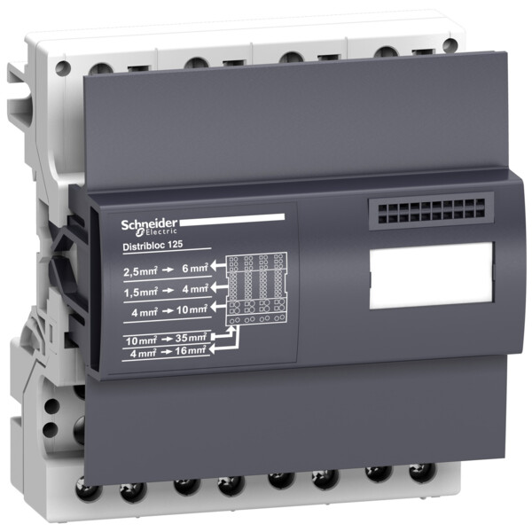 Linergy dx - répartiteur 4p - 125 a (distribloc) - Schneider Electric - LVS04045
