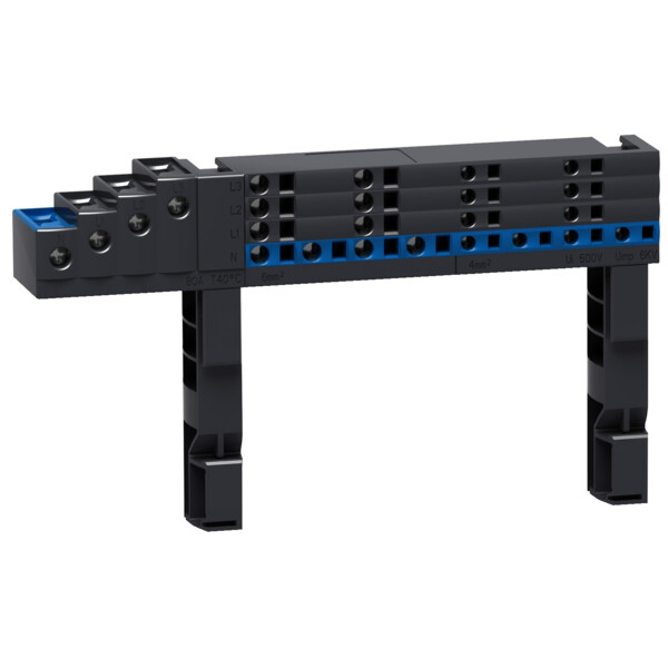 Linergy fm - répartiteur 1/2 rangée à connexion rapide - 4p 63a - (multiclip) - Schneider Electric - LVS04008