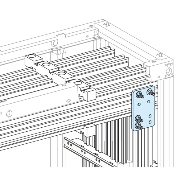 Linergy lgye - liaison longue jdb vert./jdb horiz. 2000-2500a - avec visserie - Schneider Electric - LVS04605