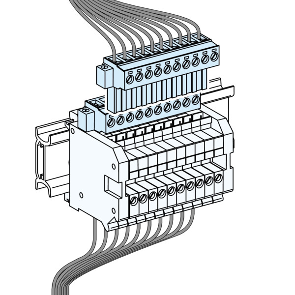 Linergy ta - bornier auxiliaire - 10 entrées - 20 sorties - Schneider Electric - LVS04228