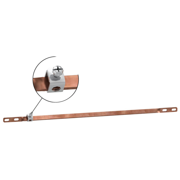 Linergy tb - barre de terre (nue) pour connecteur direct 12 x 3 mm - Schneider Electric - LVS04201