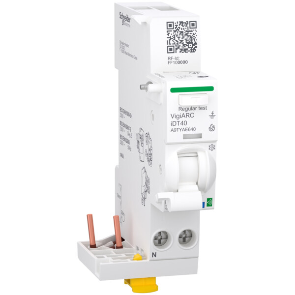 Acti9 idt40 afd - détecteur arc connecté différentiel 30ma a-si pr idt40 1pn 40a - Schneider Electric - A9TYAE640