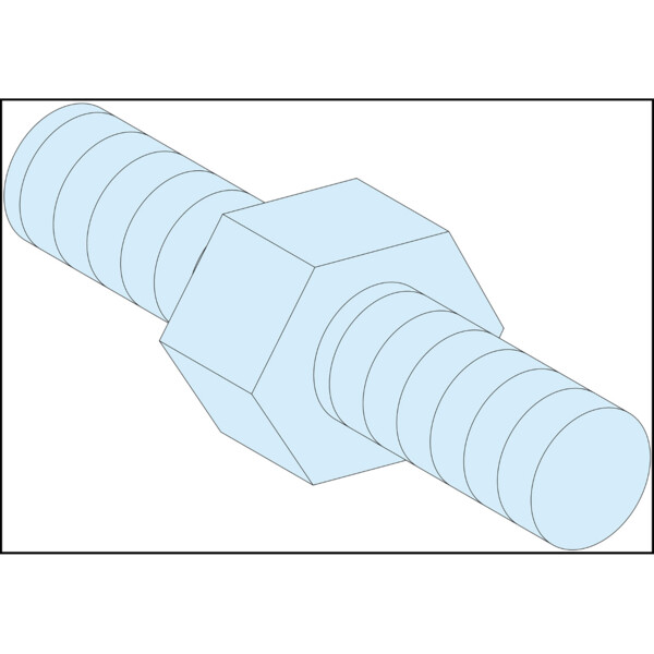 Prismaset g active g - entretoise hexagonale - m5 - haut.=9mm - lot de 4 - Schneider Electric - LVS03185