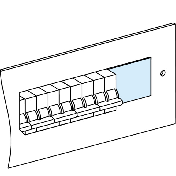 Prismaset g active - obturateur appareil modulaire - fractionnable-lot de 4x90mm - Schneider Electric - LVS03221