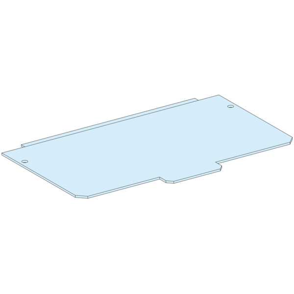 Prismaset g active - plaque passe-câbles tôle pleine - gaine - l300 - Schneider Electric - LVS08874