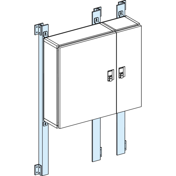 Prismaset g active - montant fixation mural coffrets - Schneider Electric - LVS08391