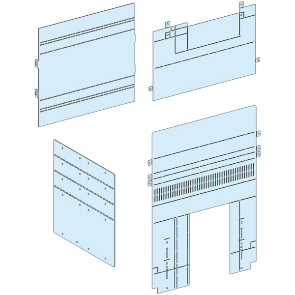 Prismaset p active - capot raccordement avant mtz1 - fixe ou débro - Schneider Electric - LVS04852