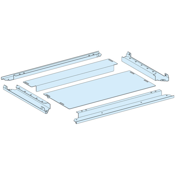 Prismaset p active - plaque passe-câbles pleine ip30 - l650 p400 - Schneider Electric - LVS08496
