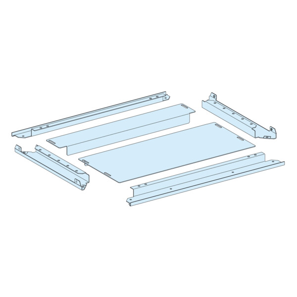 Prismaset p active - plaque passe-câbles pleine ip30 - l800 p400 - Schneider Electric - LVS08498