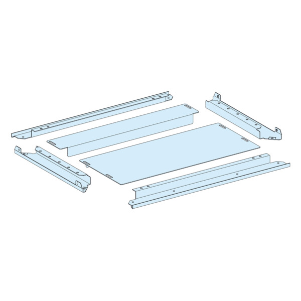 Prismaset p active - plaque passe-câbles pleine ip30 - l800 p400 - Schneider Electric - LVS08498