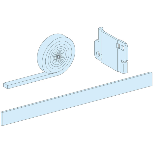 Prismaset p active - kit association double profond.-vis+plaque assemblage+joint - Schneider Electric - LVS08719