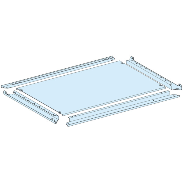 Prismaset p active - plaque passe-câbles pleine ip55 - l400 p600 - Schneider Electric - LVS08684