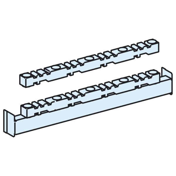 Prismaset p active - support barres - entraxe 115 - Schneider Electric - LVS04694