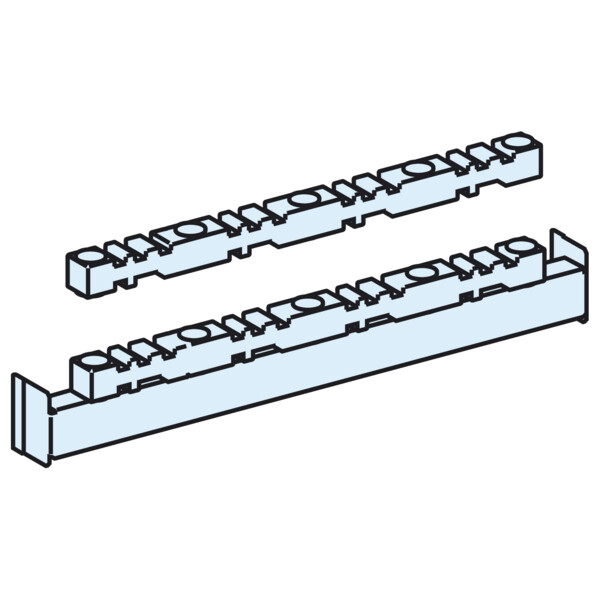 Prismaset p active - support barres - entraxe 115 - Schneider Electric - LVS04694
