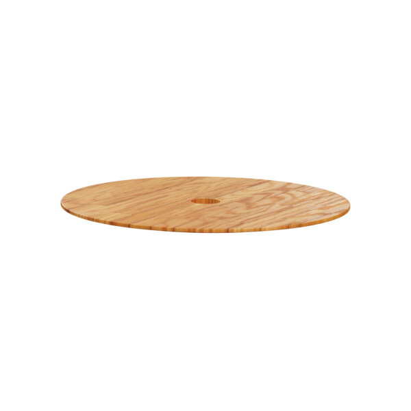 Unica system+ - table en bois chêne pour colonnette - ouverture 60mm centrale - Schneider Electric - INS45016