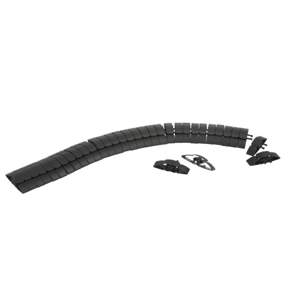 Unica system+ - passe-câbles au sol flexible et extensible - noir - Schneider Electric - INS61200