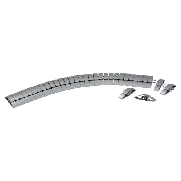 Unica system+ - passe-câbles au sol flexible et extensible - gris - Schneider Electric - INS61201