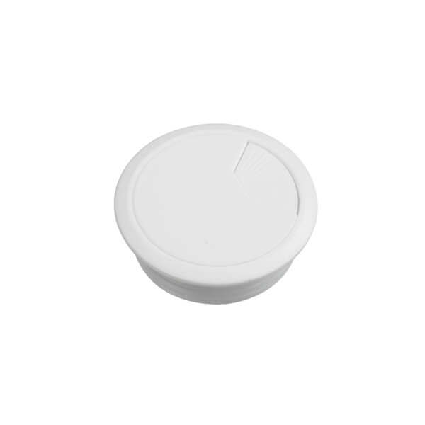 Unica system+ - œillet passe-câbles à intégrer - diamètre 60 mm - blanc x2 - Schneider Electric - INS61214