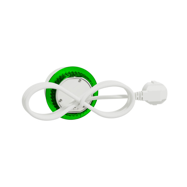Bloc de prise à encastrer xs Unica system+ 2P+T + USB A - câble 2m - blanc - Schneider Electric - INS44006