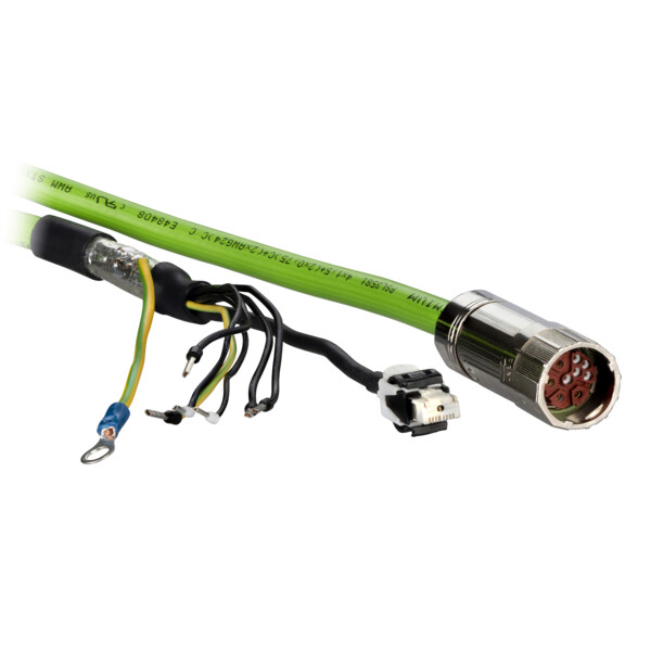 Lexium - câble omc - pour servo sh3 - 1 cable - 1.5mm² - m23 - 25m - Schneider Electric - VW3ED143R250