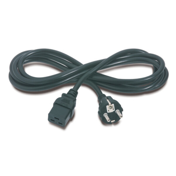 Schneider APC Power Cord, C19 to CEE/7 Schuko, 2.5m - Schneider Electric - AP9875