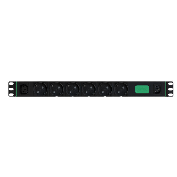 Easy rack PDU, Basic, 1U, 10A, 230V, 6 SCHUKO, 1 C13 - Schneider Electric - SEP6104G